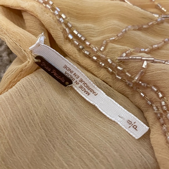 Free People Beaded Gold Camisole - Picture 3 of 3